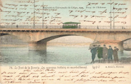 BELGIQUE - Liège - Pont De La Boverie - Les Nouveaux Trottoirs En Encorbeillement - Colorisé - Carte Postale Ancienne - Liege