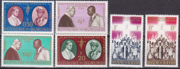 Burundi, 1964, 119/24 A, MNH **, Heiligsprechung Von 22 Afrikanischen Märtyrern. - Unused Stamps