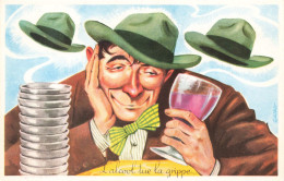 PHOTOGRAPHIE - L'alcool Tue La Grippe - Colorisé - Carte Postale Ancienne - Fotografie