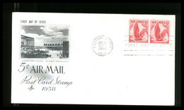 USA - FDC 1958 - AIR MAIL STAMP  5 Cent - 1951-1960