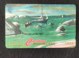 - BRITISH VIRGIN ISLANDS - SLOOPS OF THE BVI - 218 CVVA - USED - Islas Virgenes