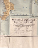 PENINSULE BALKANIQUE - UKRAINE - URSS-RUSSIE - CRIMEE - BULGARIE - AUTRICHE - ROUMANIE - ITALIE- CRETE - Cartes Géographiques