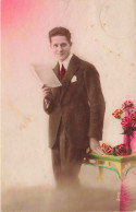 PHOTOGRAPHIE - Homme - Portrait - Colorisé - Carte Postale Ancienne - Fotografie