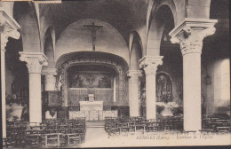 42 - LOIRE RIORGES INTERIEUR DE L'EGLISE - Riorges