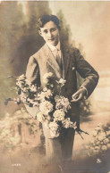 PHOTOGRAPHIE - Homme  - Portrait - Colorisé - Carte Postale Ancienne - Fotografie