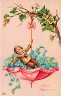 PHOTOGRAPHIE - Porte Bonheur  - Enfant - Colorisé - Carte Postale Ancienne - Photographs