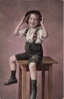 PHOTOGRAPHIE - Enfant - Colorisé - Carte Postale Ancienne - Fotografie