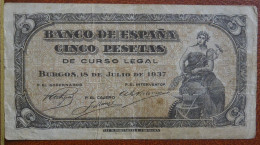 Spagna 5 Pesetas P-106a. Circolata .(B1/28 - 5 Peseten