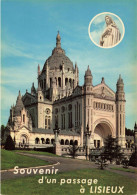 PHOTOGRAPHIE - Souvenir D'un Passage à  Lisieux - Colorisé - Carte Postale Ancienne - Photographs