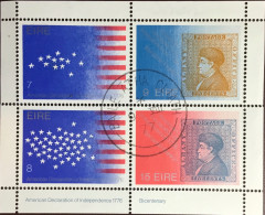 Ireland 1976 American Bicentennial Minisheet FU - Usati