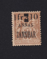 Faux Zanzibar N° 61 Gomme Charnière - Nuovi