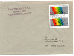 69835 - Bund - 1985 - 2@60Pfg Physik-Nobelpreis 1921 A Bf BRAUNSCHWEIG -> Finnland - Physics