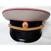CASQUETTE GENERAL SOVIETIQUE ARME BLINDEE URSS USSR PEAKED CAP TANK ARMORED CORP - Helme & Hauben