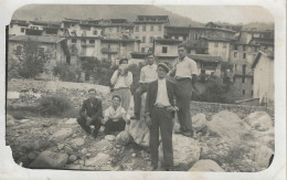 06 ROQUEBILLIERE CARTE-PHOTO PERSONNAGES ANIMATION  VALLEE DE LA VESUBIE ALPES MARITIMES - Roquebilliere