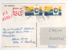 Timbres , Stamps " XIII IUBSSA Brasil 74 " Sur Cp , Carte , Postcard Du 25/08/?? - Lettres & Documents
