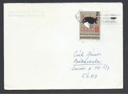 Hungary, Cover 10 Years Of Post Code, Raven, 1983. - Storia Postale