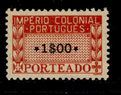 ! ! Portuguese Africa - 1945 Postage Due 1$00 - Af. P06 - MH - Africa Portoghese