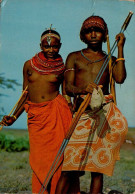 TRIBES OF KENYA. ( AFRIQUE )  SAMBURU YOUNG COUPLE - Kenya