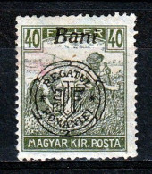 1919 - Romanian Occupation In Hungary  Mi No  36 II  LES SACKER - Besetzungen