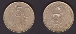 URUGUAY   50 PESOS 1971 (KM # 8n101) #7513 - Uruguay