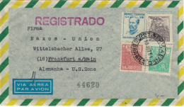 Brasilien 1951 > Frankfurt Main Floriano Peixoto Präsident Der Föderativen Republik - Storia Postale