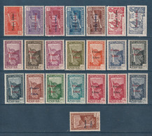 Réunion - YT N° 187 à 232 ** Manque N° 189 N° 207 N° 210 Et 231 - Neuf Sans Charnière - 1943 - Unused Stamps