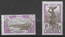 Martinique - YT N° 122 Et 126 ** - Neuf Sans Charnière - Neufs