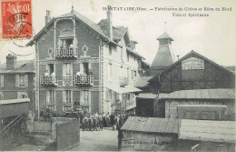 60 Montataire Fabrication De Cidre Et BIERE Du Nord  BRASSERIE 1910 - Montataire