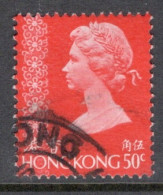 Hong Kong 1975 A Single Definitive Stamp To Celebrate  Queen Elizabeth In Fine Used - Oblitérés