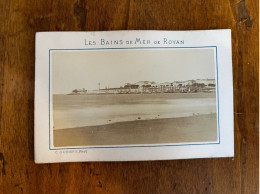 Royan * Les Bains De Mer , Vue Du Port * Photo CDV Albuminée Circa 1860/1890 * Bateaux Phare * Photographe C. Guerry - Royan