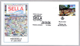 DESCENSO INTERNACIONAL DEL SELLA - Intern. Descent Of Sella. FDC Ribadesella, Asturias, 2023 - Canottaggio