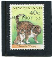 NEW ZEALAND - 1998   40c  CATS  FINE  USED - Used Stamps