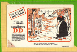 Buvard & Blotting Paper : Sosquettes D D 6 Devinette  C"est Melanie Qui A Volé Les Socquettes - Kleidung & Textil