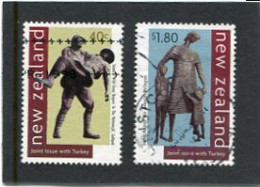 NEW ZEALAND - 1998   MEMORIAL STATUES  SET  FINE  USED - Used Stamps