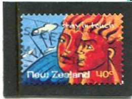 NEW ZEALAND - 1998   40c  GREETINGS  COUPLE AND CLOUDS  FINE  USED - Gebraucht