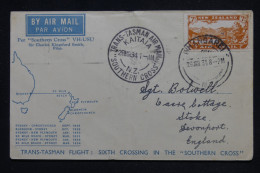 NOUVELLE ZELANDE - Enveloppe Par Avion En 1934 - L 147009 - Brieven En Documenten