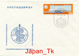 DDR Mi. Nr. 1178 Einweihung Des Neuen Verwaltungsgebäudes Der Weltgesundheitsorganisation - FDC - Siehe Scan - 1950-1970