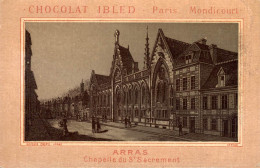 CHROMO CHOCOLAT IBLED PARIS MONDICOURT / ARRAS CHAPELLE DU ST SACREMENT - Ibled