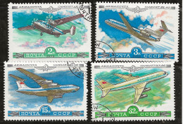 Russie 1979 N° Y&T :  PA 138 à 141 Obl. - Used Stamps