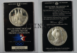 USA 1 $ 1984 S DOLLAR PROOF OLYMPIC KM# 210 - Conmemorativas