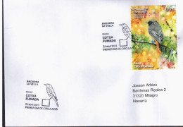 ANDORRA SPD FDC 2023 COTXA FUMADA AVE PAJARO BIRD - Lettres & Documents