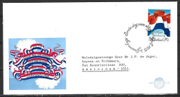 PAYS-BAS. N°963-4 De 1972 Sur 2 Enveloppes 1er Jour. Drapeau Néerlandais. - Timbres