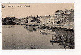 28 - HOTTON - Bords De L'Ourthe *barque De L'hôtel De La Vallée* - Hotton