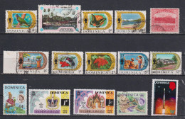 Lot De  Timbres Oblitérés De Dominique Années Variées - Dominica (...-1978)