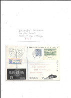 IRLANDE N° 193 OBL + AVION SUR PLI EUROPA - Airmail