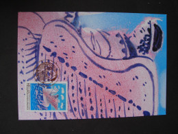 GREECE MAXIMUM CARDS VALLEROFONTIS RIDING PEGACUS FACE PRICE 5 EURO - Mitología