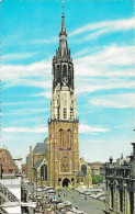 Delft Markt Met Nieuw Kerk -ongelopen - Delft