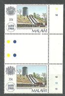 Malawi, 1988 (#518k), Lloyd's Of London England British Insurance Hydroelectric Power Station Nkula Waterfall Dam Indust - Usines & Industries