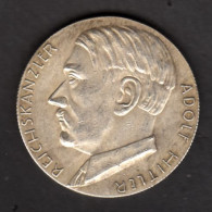 JM6-GERMAN EMPIRE-MILITARY NAZI PROPAGANDA Coin Medall Fuhrer ADOLF HITLER.WWII.DEUTSCHES REICH.médaille- Pièce. - 1939-45