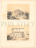 1838, LABORDE: "VOYAGE DE L'ASIE MINEURE" LITOGRAPH PLATE #29. ARCHAEOLOGY / TURKEY / ANATOLIA / NAKOLEIA / ESKISEHIR - Archeologie